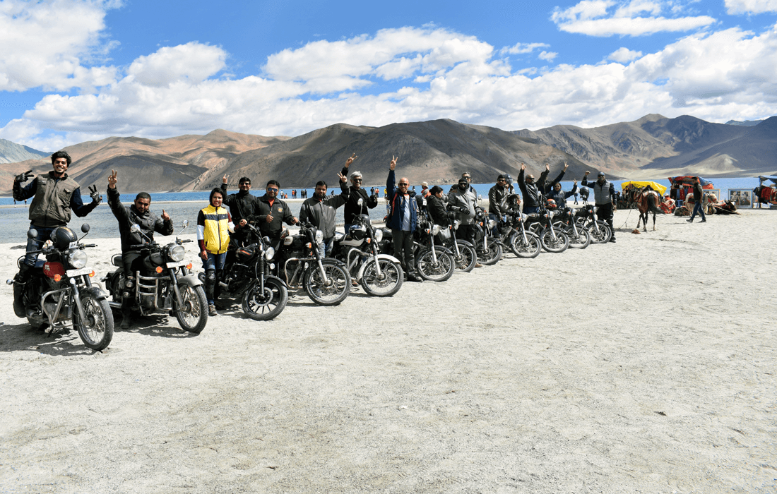 Premium 12 days Delhi Srinagar Leh Ladakh Manali Delhi guided motorcycle tour