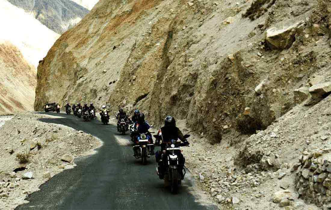 Leh Ladakh Nubra & Pangong Lake Bike Tour Package
